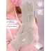 Перчатки вязаные шерстяные, серо-бежевый, 5-6 лет, Поляярик