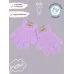 Перчатки для девочки, лавандовый, 2-3 года, Поляярик