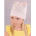 Шапочка летняя, бледно-розовый, 48-50, Поляярик