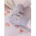 Варежки для мальчика однослойные, серый, 1-2 года, Поляярик