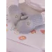 Варежки для мальчика однослойные, серый, 1-2 года, Поляярик