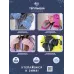 Перчатки однослойные детские, какао, 9-10 лет, Поляярик