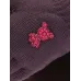 Перчатки детские для девочки, сливовый, 7-8 лет, Поляярик