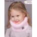 Снуд вязаный демисезонный, светло-розовый, 1-3 года, Поляярик