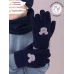Перчатки детские для мальчика, темно-синий, 1-2 года, Поляярик