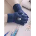 Перчатки для малыша, серо-голубой, 2-3 года, Поляярик