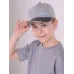 Бейсболка для мальчика, серо-голубой, 54-56, Поляярик