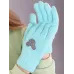 Перчатки для девочки, мятный, 3-4 года, Поляярик