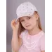Бейсболка детская, белый, 50-52, Поляярик