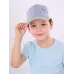 Бейсболка для мальчика, серо-голубой, 48-50, Поляярик