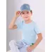 Бейсболка для мальчика, серо-синий, 48-50, Поляярик
