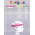 Бейсболка детская нарядная с блестящем козырьком, бледно-розовый, 50-52, Поляярик