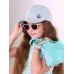 Бейсболка для девочки, мятный, 50-52, Поляярик