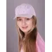 Бейсболка для девочки, лавандовый, 54-56, Поляярик