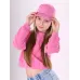 Кепка для девочки, розовый, 50-52, Поляярик
