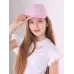 Бейсболка для девочки, бледно-розовый, 50-52, Поляярик