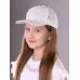 Бейсболка для девочки, молочный, 50-52, Поляярик