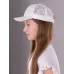 Бейсболка для девочки, молочный, 50-52, Поляярик