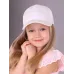 Бейсболка для девочки, молочный, 46-48, Поляярик