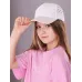 Бейсболка для девочки, молочный, 54-56, Поляярик