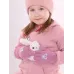 Перчатки однослойные демисезонные, темно-розовый, 3-4 года, Поляярик