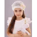 Берет летний вязаный, молочный, 46-48, Поляярик