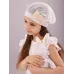 Берет летний вязаный, молочный, 46-48, Поляярик