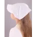 Бандана-косынка летняя с козырьком на резинке, белый, 52-54, Поляярик
