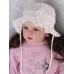 Панамка хлопковая летняя для малышей, молочный, 40-42, Поляярик