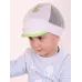Кепочка хлопковая с сеточкой, зеленый, молочный, 42-44, Поляярик