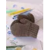 Варежки детские, какао, 5-6 лет, Поляярик