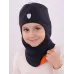 Шапка шлем демисезонный, темно-синий, 48-50, Поляярик