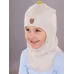 Шапка шлем демисезонный, светло-серый, 48-50, Поляярик
