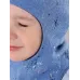 Шапка шлем для мальчика демисезонная, голубой, 50-52, Поляярик
