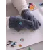 Перчатки детские для мальчика, серо-голубой, 5-6 лет, Поляярик
