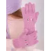 Перчатки детские для девочки, темно-розовый, 3-4 года, Поляярик
