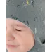 Шапка шлем для мальчика демисезонная, ментол, зеленый, 48-50, Поляярик