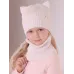 Шапка осенняя для девочки, кремовый, 50-52, Поляярик