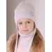Шапка осенняя для девочки, светло-серый, 48-50, Поляярик