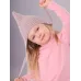 Шапочка осенняя для девочки, серовато-розовый, 46-48, Поляярик