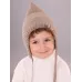 Шапка осенняя для мальчика, темно-бежевый, 50-52, Поляярик