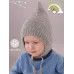 Шапка осенняя для мальчика, серый, 48-50, Поляярик