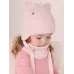 Шапка осенняя для девочки, кремовый, 48-50, Поляярик