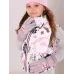 Перчатки зимние для девочки, бледно-лиловый, 13-14 см, Поляярик