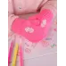 Варежки демисезонные однослойные, ярко-розовый, 1-2 года, Поляярик