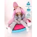 Перчатки зимние для девочки, серый, 13-14 см, Поляярик
