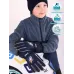 Перчатки зимние детские для мальчика, темно-синий, 17-18, Поляярик