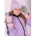 Перчатки зимние для девочки, розовая пудра, 14-15 см, Поляярик