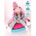 Перчатки зимние для девочки, бледно-лиловый, 13-14 см, Поляярик