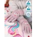 Перчатки зимние для девочки, бледно-лиловый, 13-14 см, Поляярик